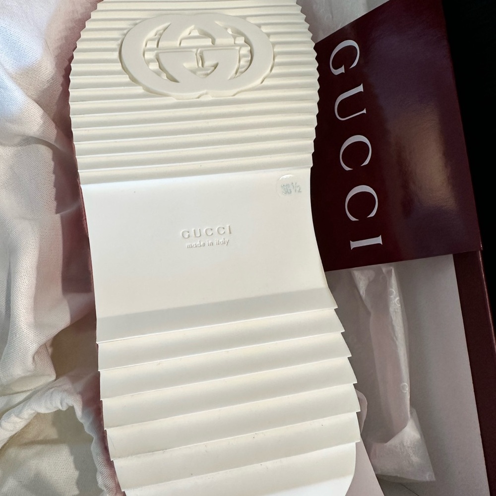 Gucci GG Platform sandals PINK size 38.5
BRAND NEW IN BOX - Picture 5 of 6